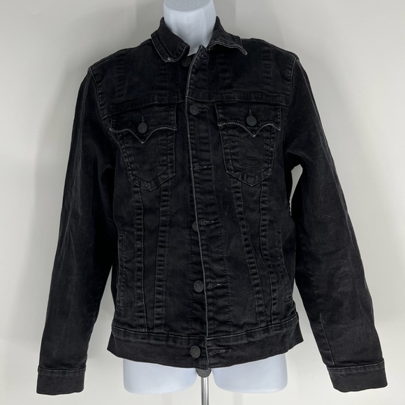 True Religion Jackets & Coats Euc True Religion Denim Coat Men